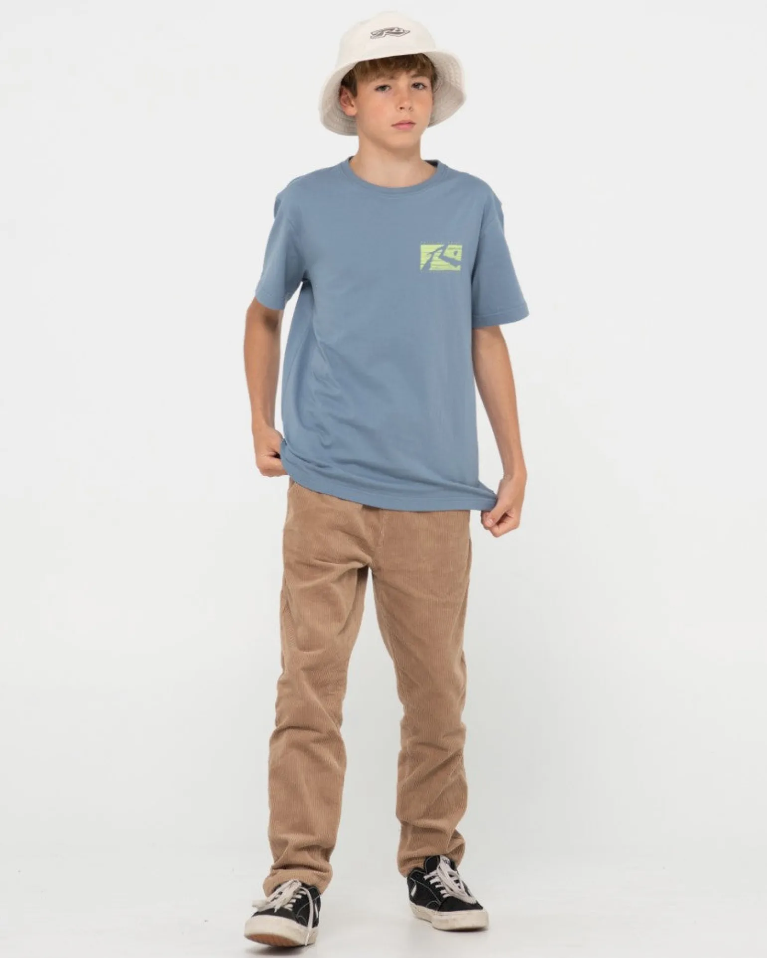 R Dot Short Sleeve Tee Boys | Rusty Hot