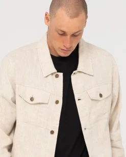 Ramie Trucker Jacket | Rusty Cheap