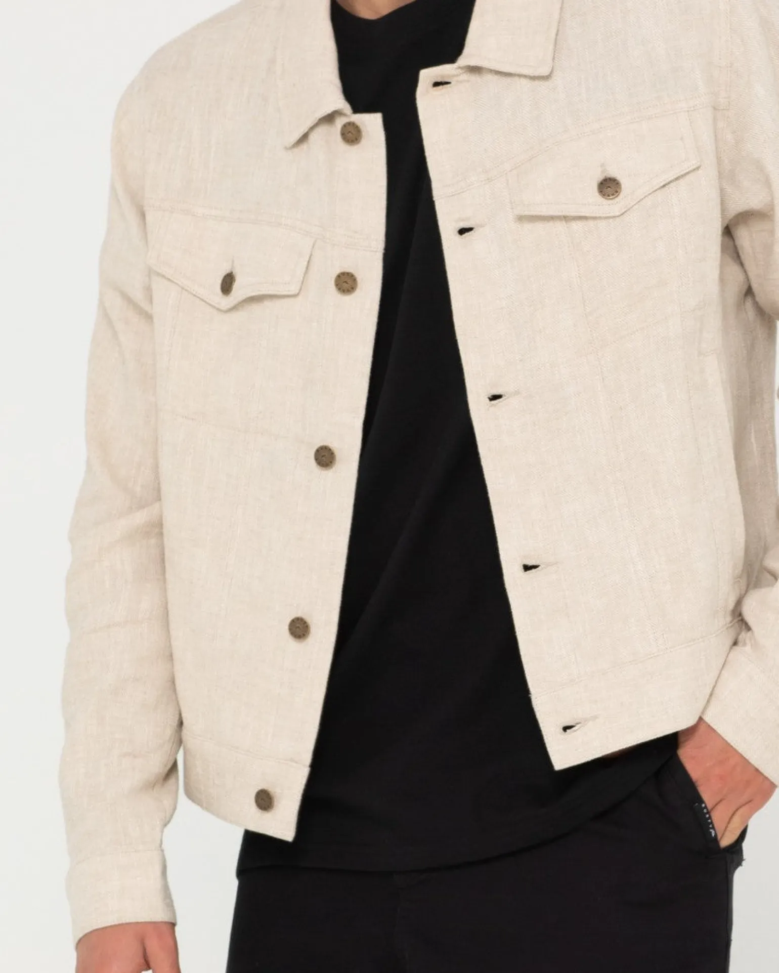 Ramie Trucker Jacket | Rusty Cheap
