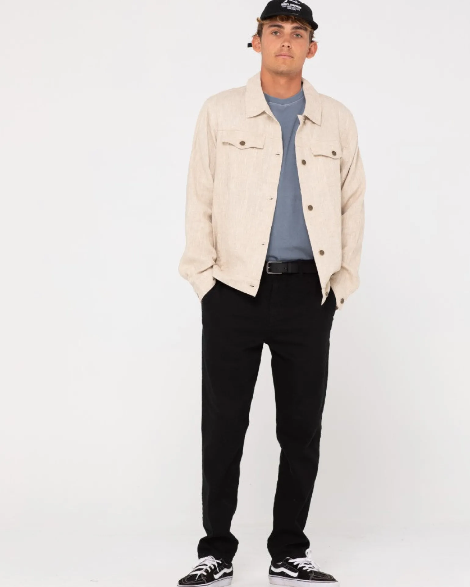 Ramie Trucker Jacket | Rusty Cheap