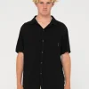 Razor Blade Short Sleeve Rayon Shirt | Rusty Sale