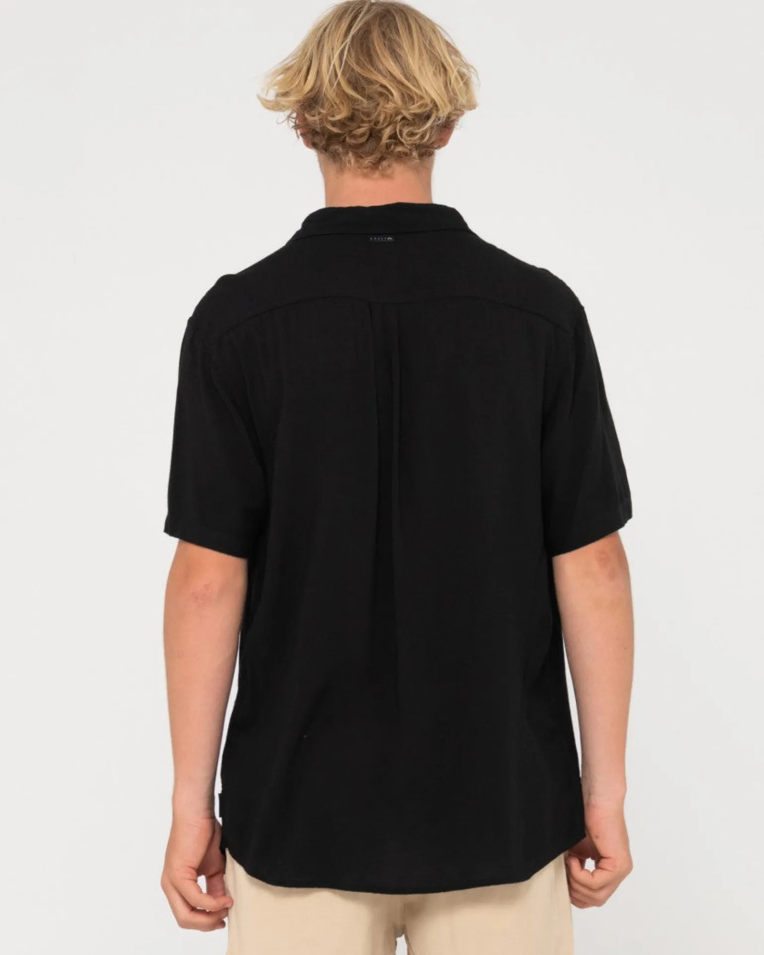 Razor Blade Short Sleeve Rayon Shirt | Rusty Sale