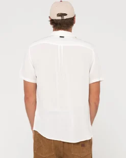 Razor Blade Short Sleeve Rayon Shirt | Rusty Store