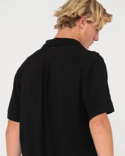 Razor Blade Short Sleeve Rayon Shirt | Rusty Sale