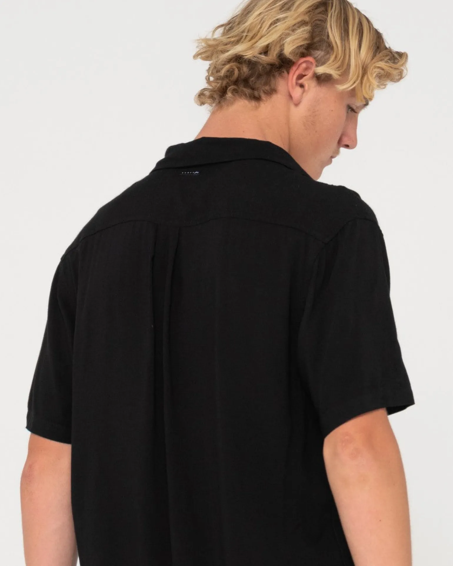 Razor Blade Short Sleeve Rayon Shirt | Rusty Sale