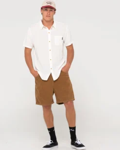 Razor Blade Short Sleeve Rayon Shirt | Rusty Store