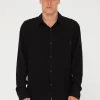 Razor Long Sleeve Rayon Shirt | Rusty Cheap