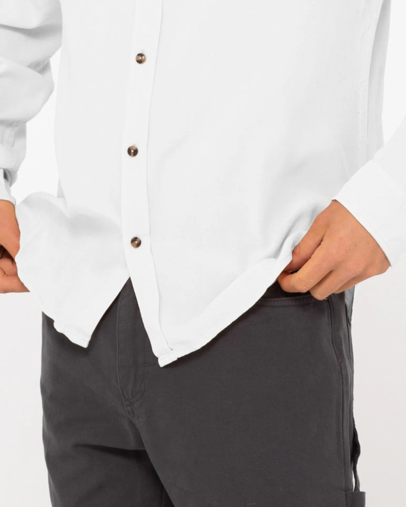 Razor Long Sleeve Rayon Shirt | Rusty Shop