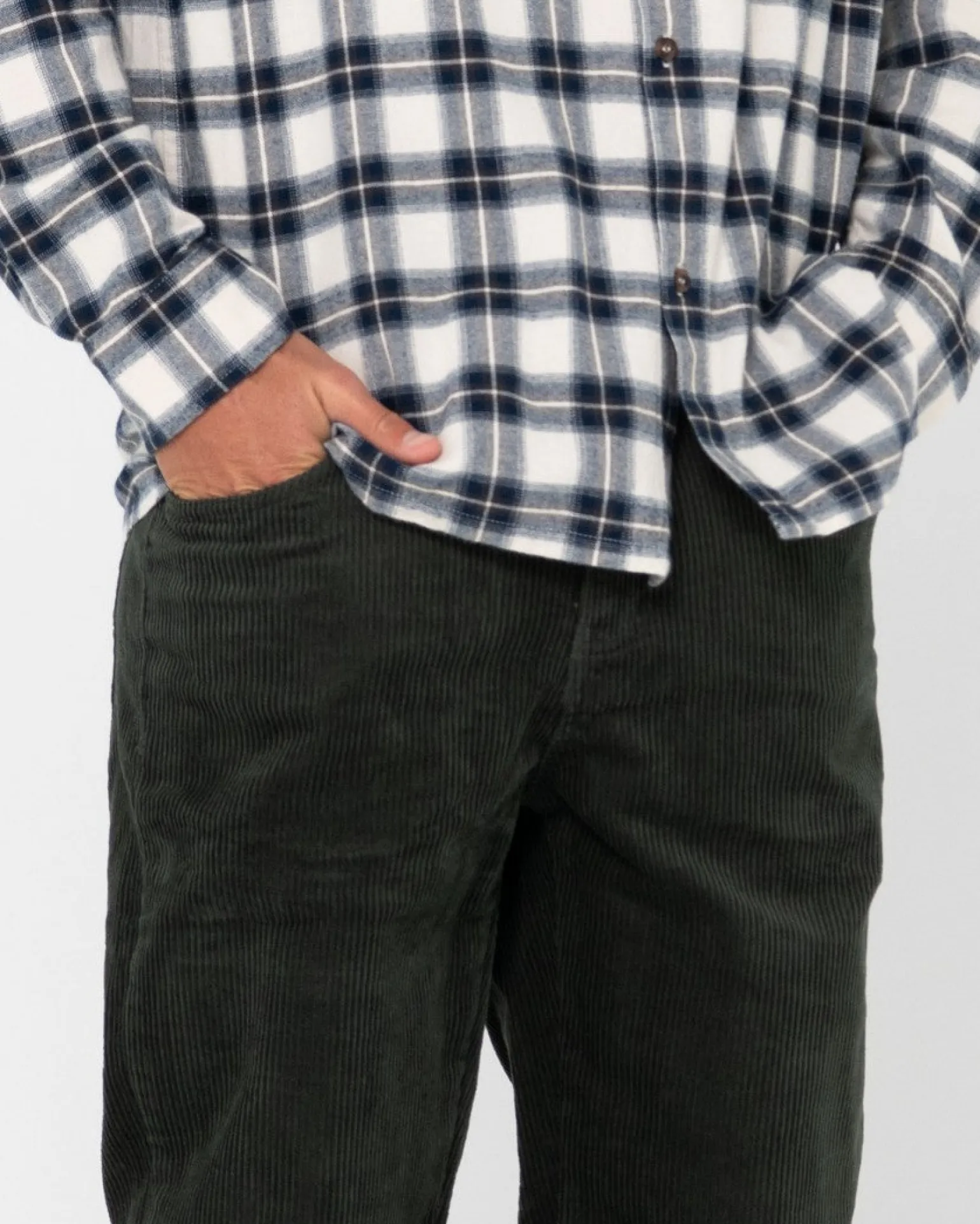Rifts 5 Pocket Straight Fit Cord Pant | Rusty Cheap