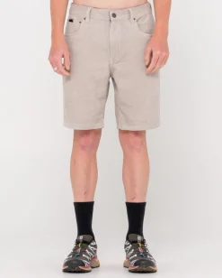 Rifts 5 Pocket Vintage Wash Cord Short | Rusty Online