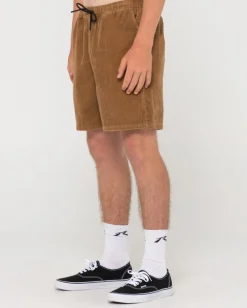 Rifts Small Cord Elastic Short Boys | Rusty Discount