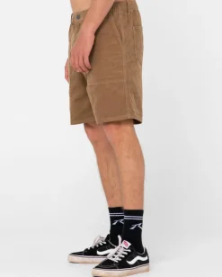 Rigglet Cord Workwear Elastic Short | Rusty Shop