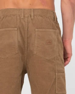Rigglet Cord Workwear Elastic Short | Rusty Shop