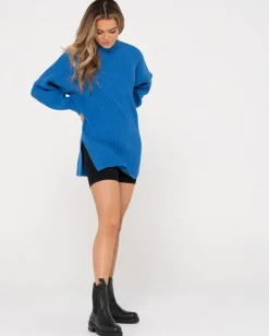Rimbra Longline Relaxed Fit Knit | Rusty New