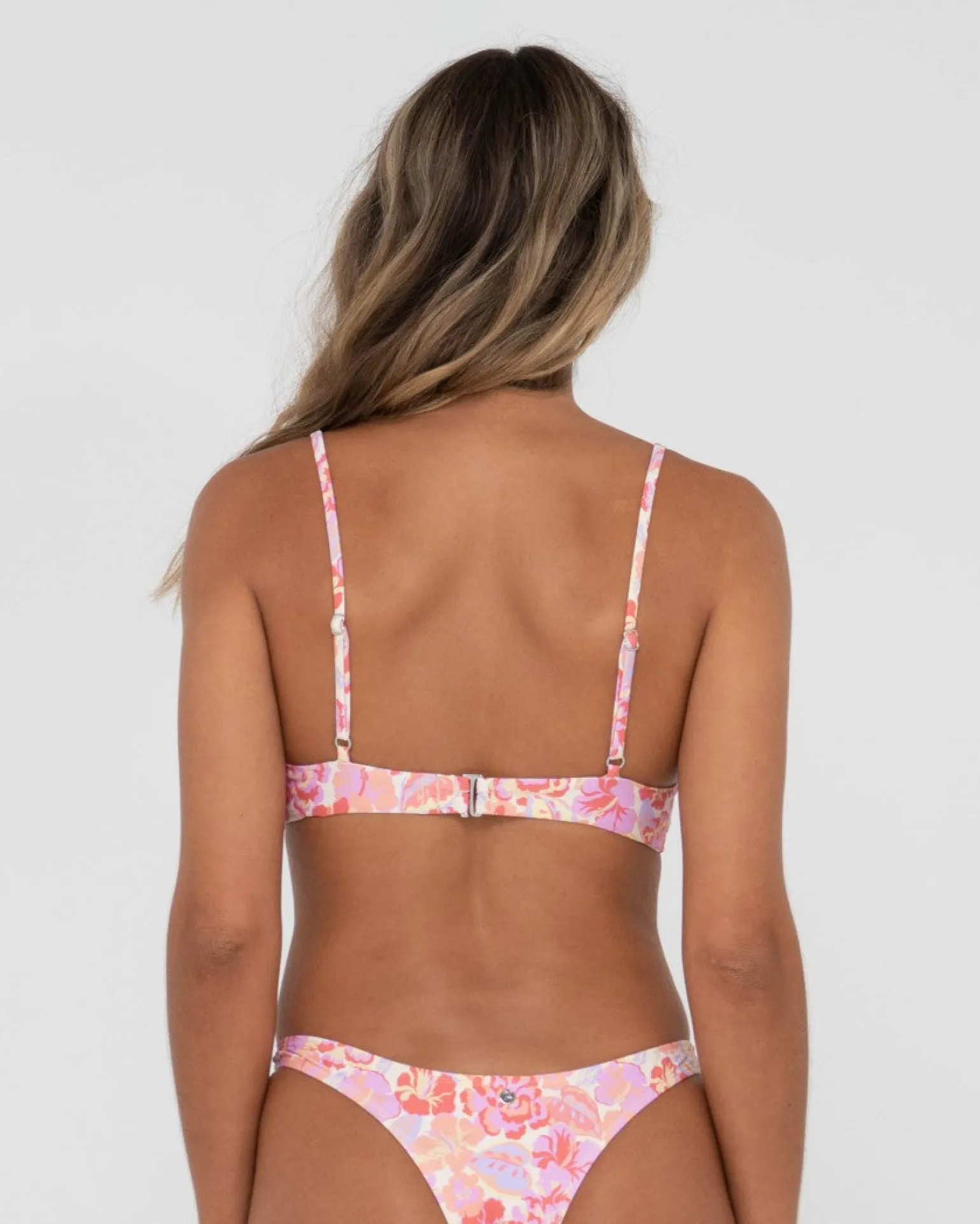 Rio Hibiscus Printed Balconette Bikini Top | Rusty Shop