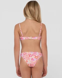 Rio Hibiscus Printed Bikini Set Girls | Rusty Flash Sale
