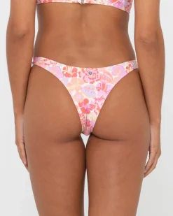 Rio Hibiscus Printed Brazilian Bikini Bottom | Rusty Best