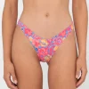 Rio Hibiscus Printed Midi Bikini Bottom | Rusty New