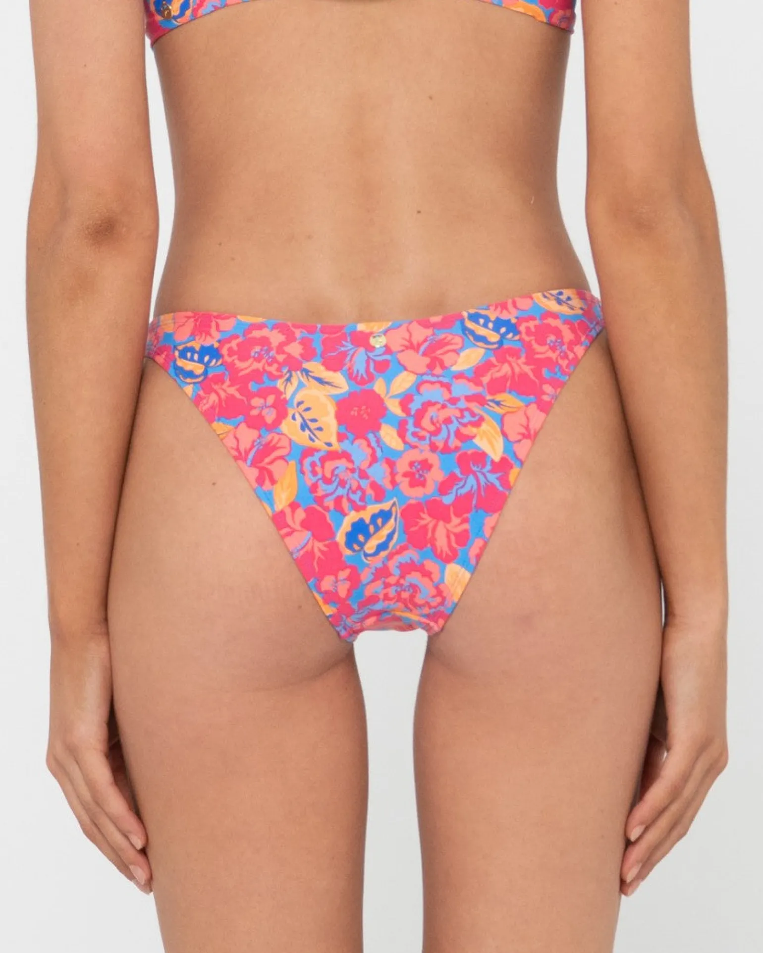 Rio Hibiscus Printed Midi Bikini Bottom | Rusty Clearance