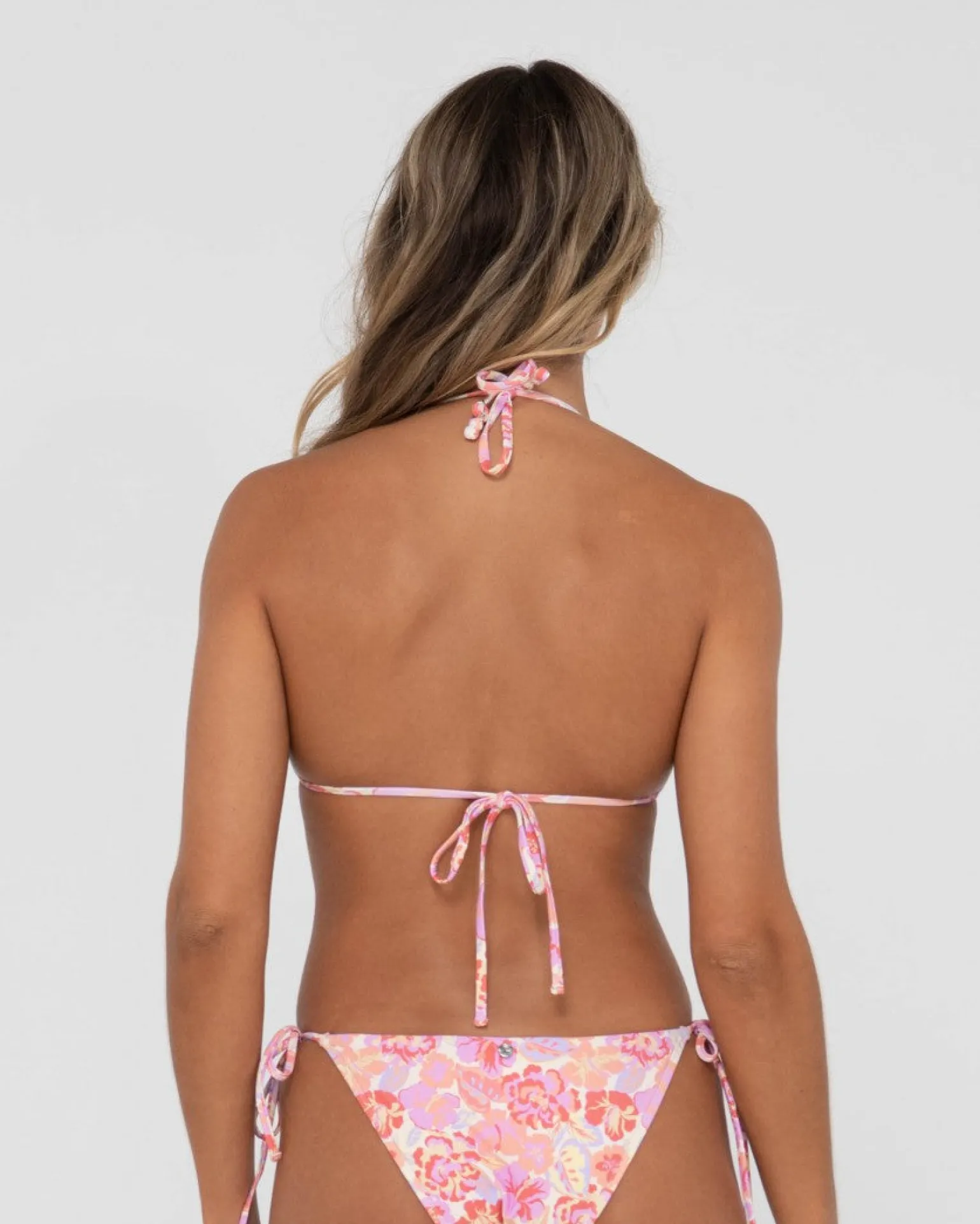 Rio Hibiscus Printed Multiway Bikini Top | Rusty Clearance