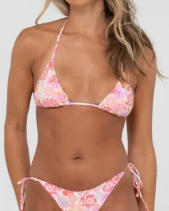 Rio Hibiscus Printed Multiway Bikini Top | Rusty Flash Sale