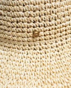 Romance Wide Brim Straw Beach Hat | Rusty Sale