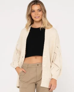 Rossie Relaxed Fit Knit Cardigan | Rusty Cheap