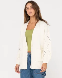 Rossie Relaxed Fit Knit Cardigan | Rusty New