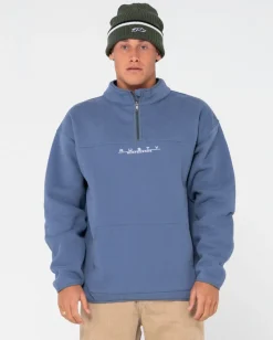 Rs Relaxed 1/4 Zip Super Fleece | Rusty Flash Sale