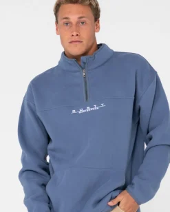Rs Relaxed 1/4 Zip Super Fleece | Rusty Flash Sale