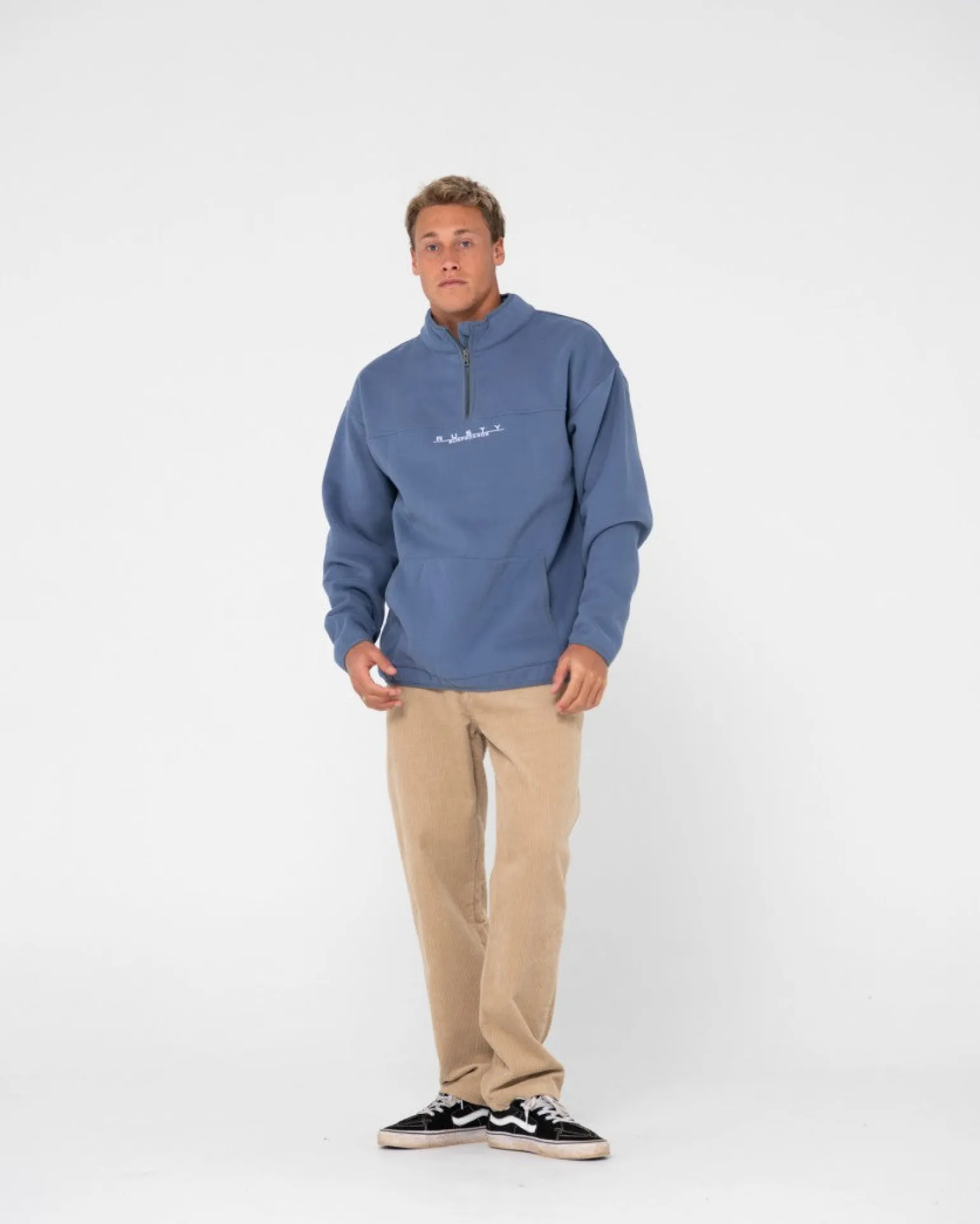 Rs Relaxed 1/4 Zip Super Fleece | Rusty Flash Sale