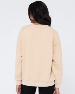 Atoll Oversize Crew Fleece | Rusty Fashion