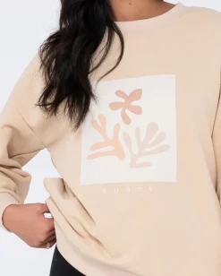 Atoll Oversize Crew Fleece | Rusty Fashion