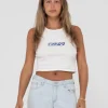Contrast Graphic Tank Top | Rusty Outlet