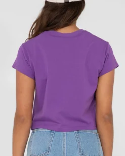 Essentials Classic Crop Tee | Rusty Store