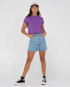 Essentials Classic Crop Tee | Rusty Store