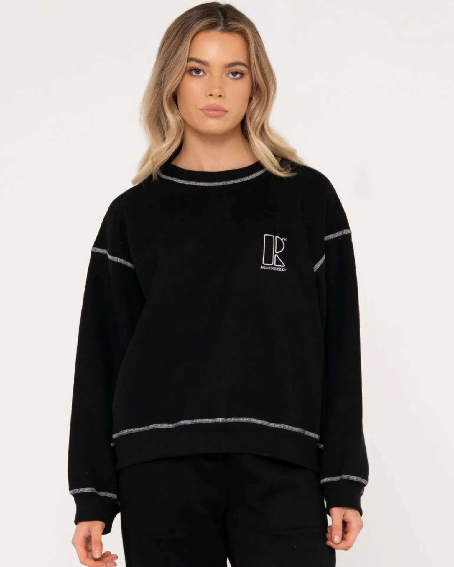 Fortitude Oversize Crew Fleece | Rusty Sale