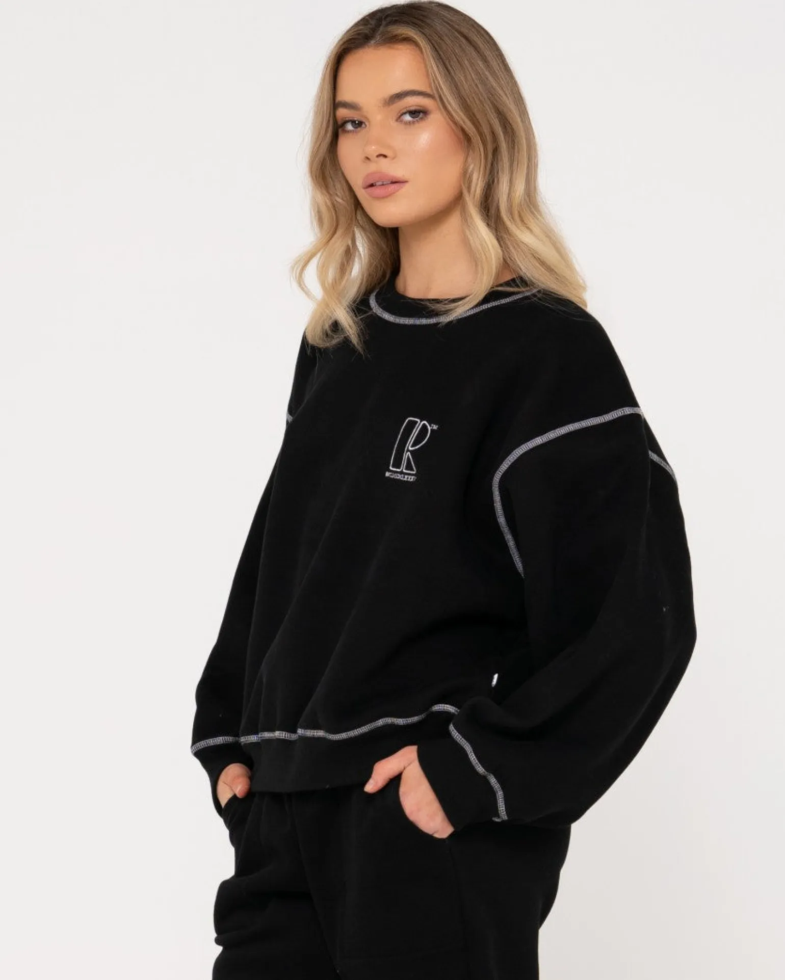 Fortitude Oversize Crew Fleece | Rusty Sale