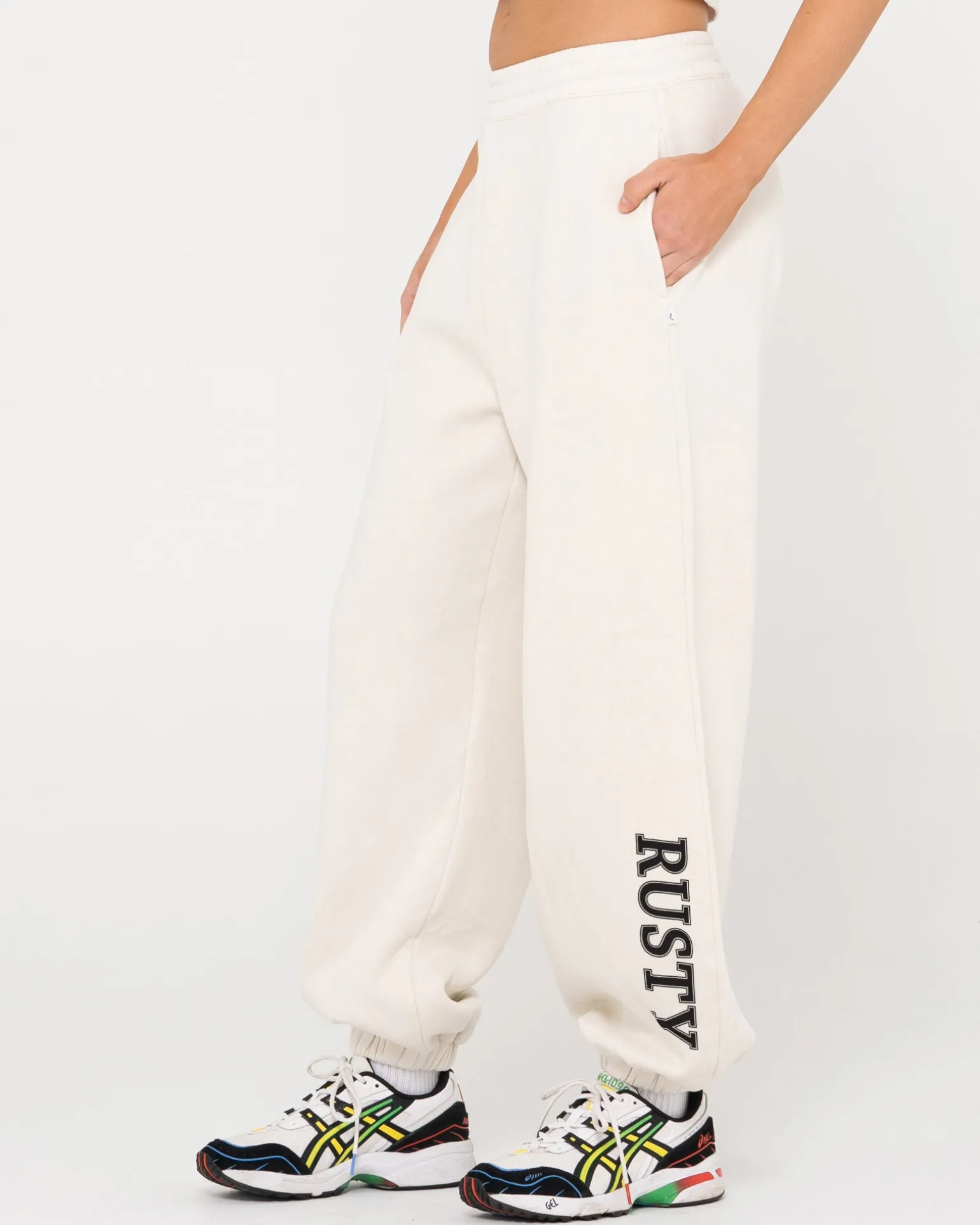 High Waisted Oversize Trackpant | Rusty Flash Sale
