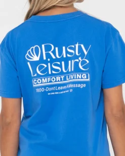 Leisure Relaxed Fit Tee | Rusty Hot