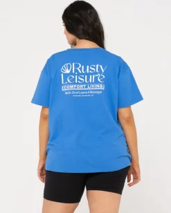 Leisure Relaxed Fit Tee | Rusty Hot