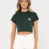 Line Short Sleeve Baby Tee | Rusty Shop