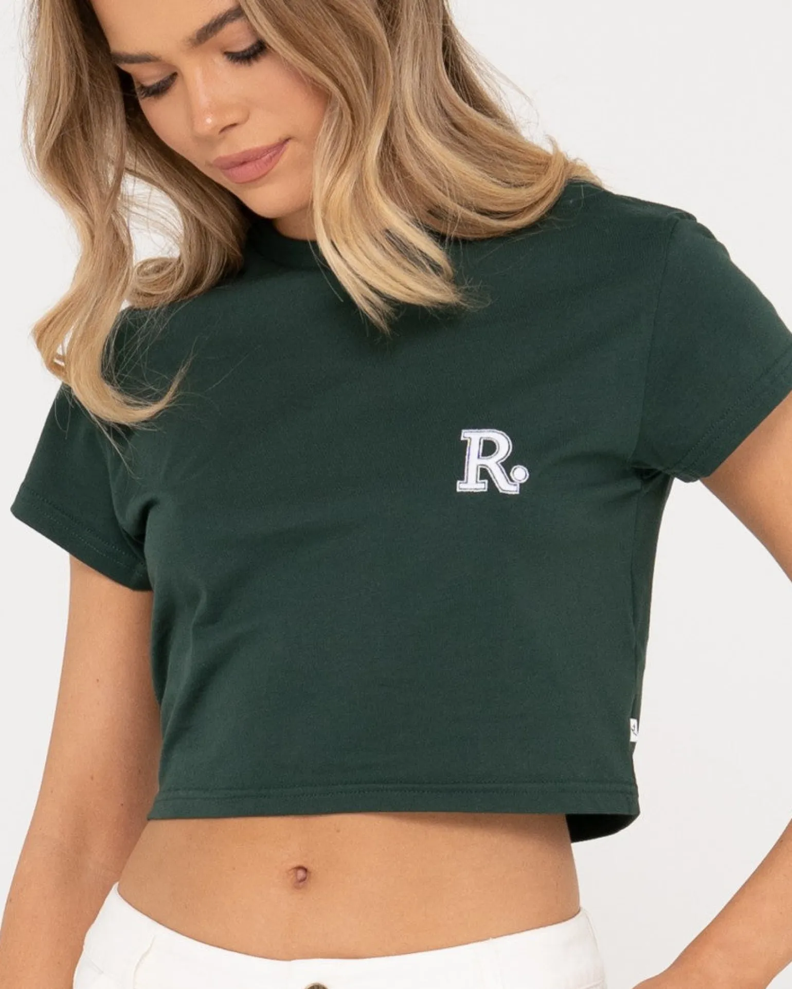 Line Short Sleeve Baby Tee | Rusty Shop