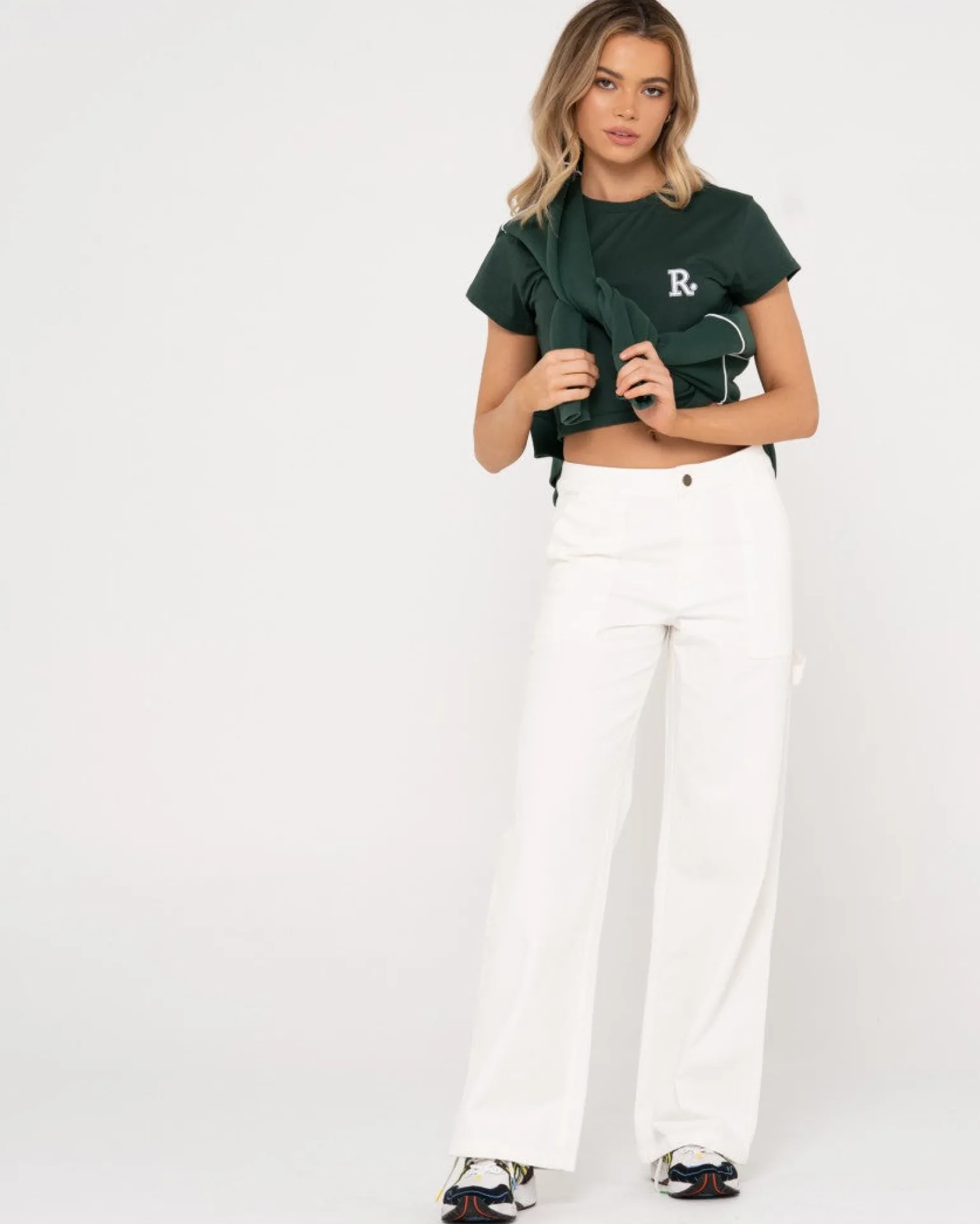 Line Short Sleeve Baby Tee | Rusty Shop