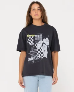 Nightlight Oversize Graphic Tee | Rusty Fashion