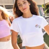 Paradise Graphic Baby Tee | Rusty Clearance