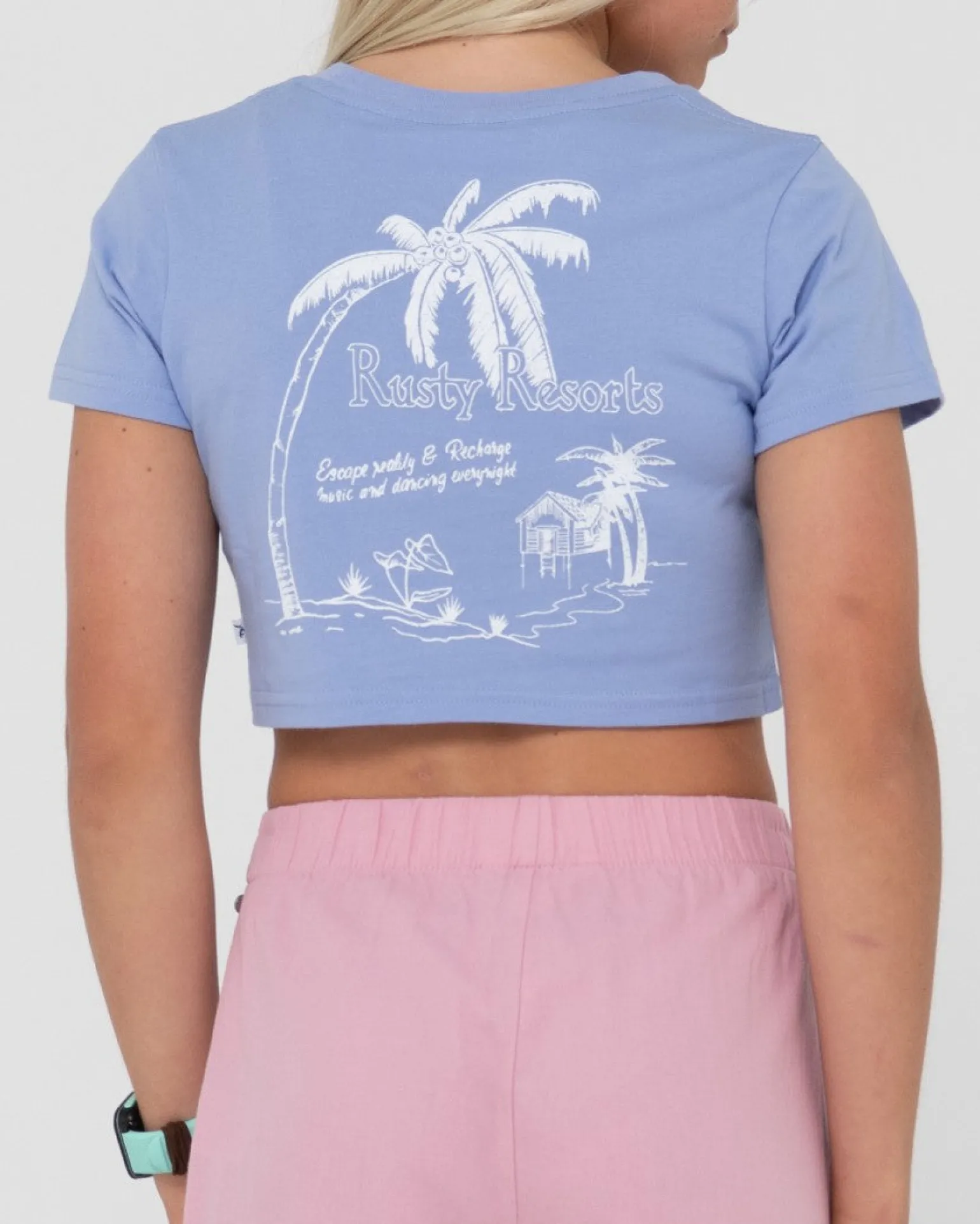 Resorts Graphic Baby Tee Girls | Rusty Best Sale