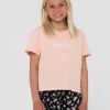 Signature Graphic Relaxed Tee Girls | Rusty Fashion