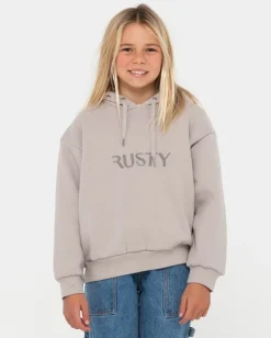 Signature Hooded Fleece Girls | Rusty Store