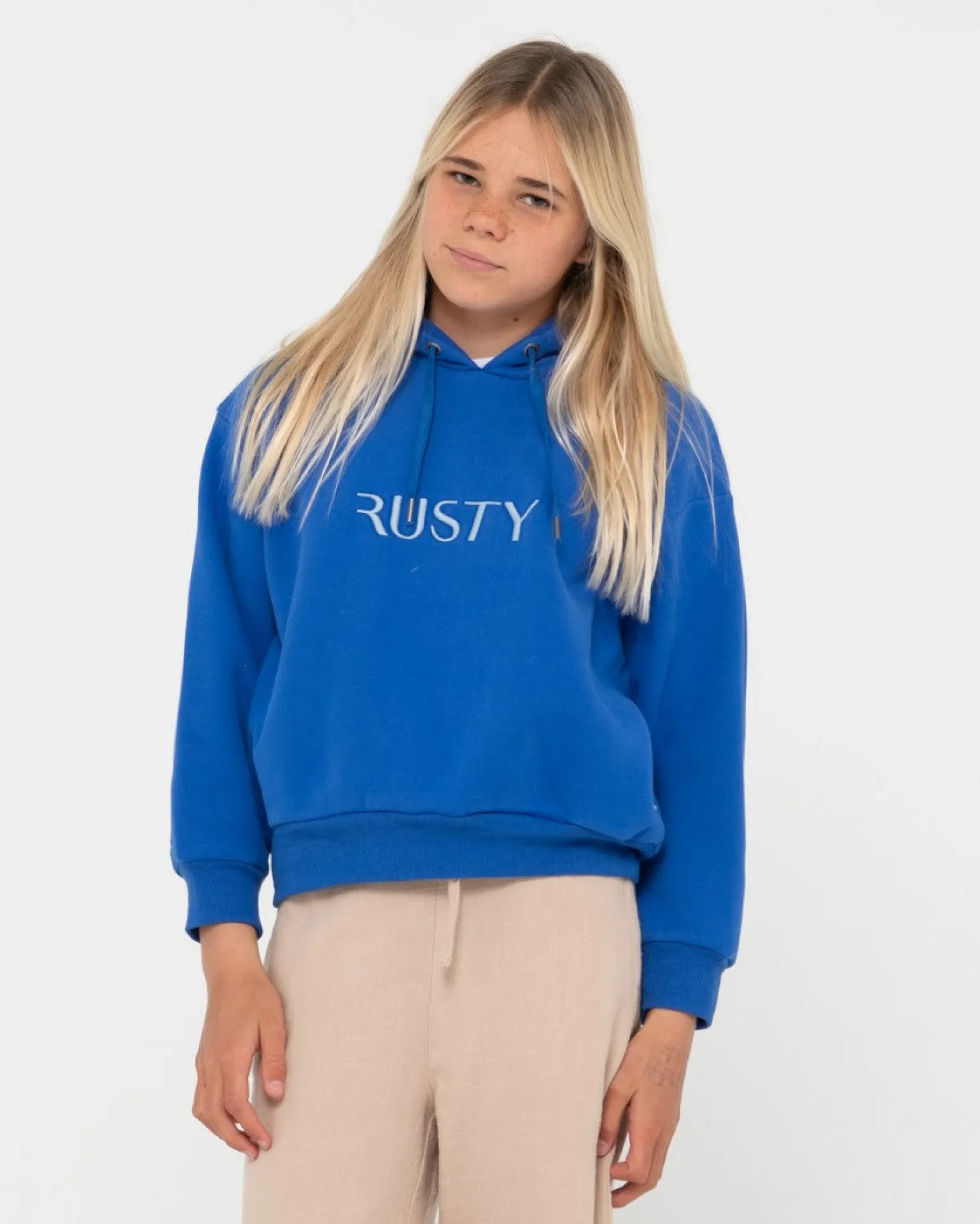 Signature Hooded Fleece Girls | Rusty Sale
